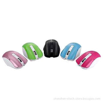 Wireless, Colorful 2.4GHz, USB, 4D Optical Mouse